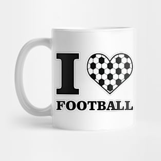 I Love Football / Soccer Mug